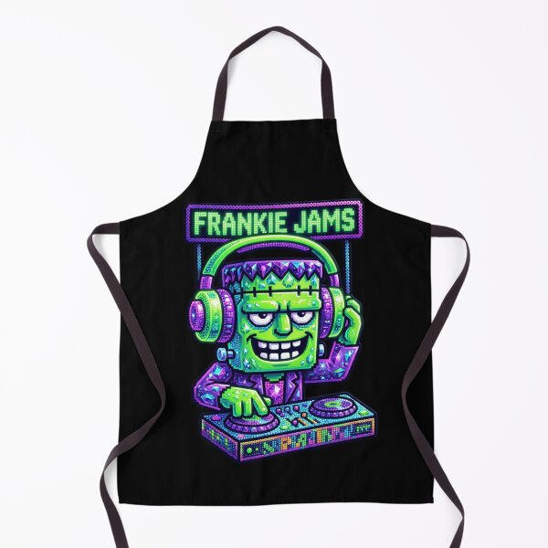 Item preview, Cool DJ Frankenstein 3D Perler Bead Pop Art Design designed and sold by Rahaf-shop9.