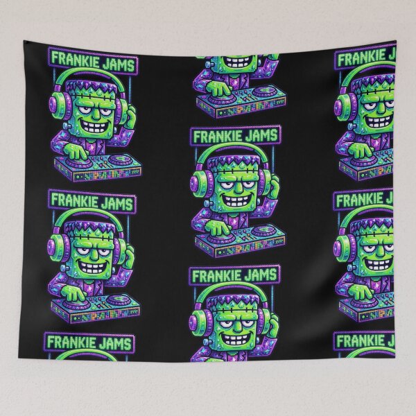 Item preview, Cool DJ Frankenstein 3D Perler Bead Pop Art Design designed and sold by Rahaf-shop9.