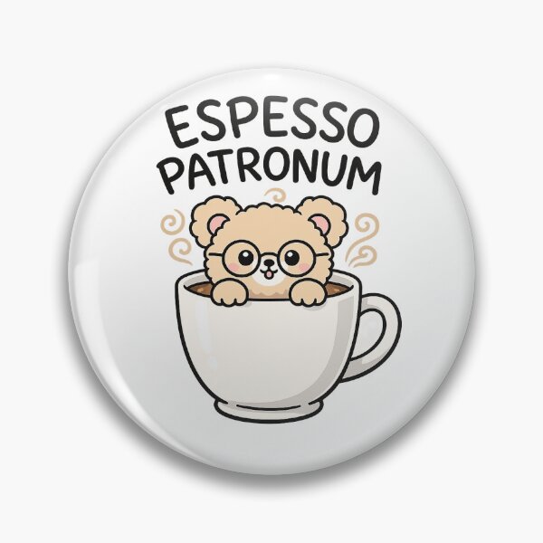 Item preview, Espresso Patronum Funny Coffee Teddy Bear designed and sold by iqaaaaaa.