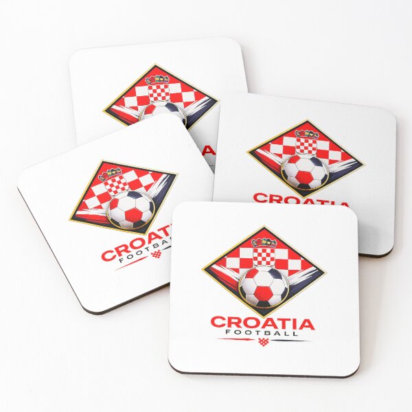 Item preview, Croatia Football Ultra Modern Color Blast Minimal Soccer Design designed and sold by TKOprintdesigns.