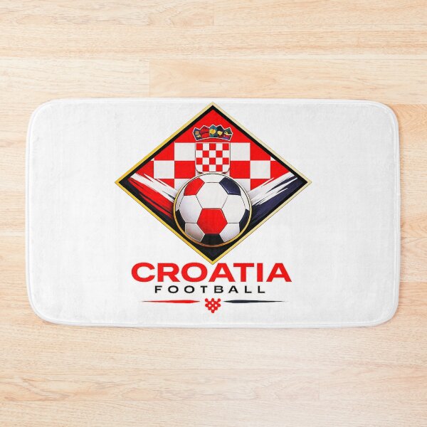 Item preview, Croatia Football Ultra Modern Color Blast Minimal Soccer Design designed and sold by TKOprintdesigns.
