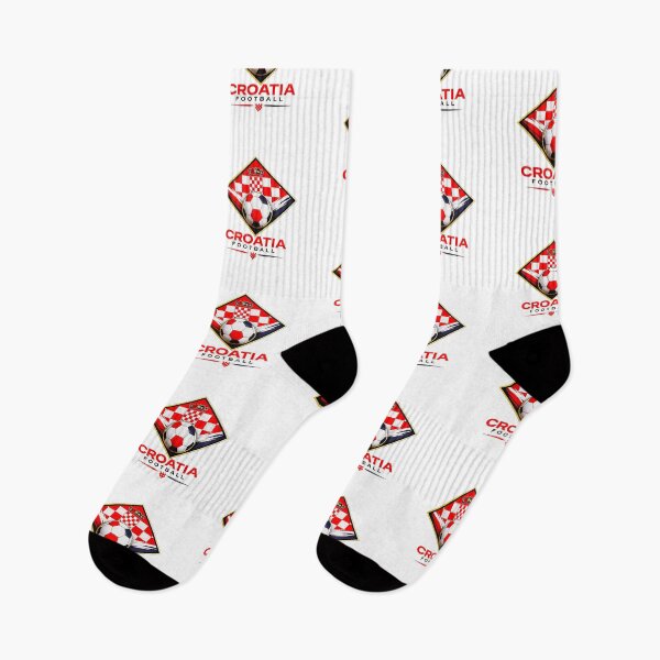 Item preview, Croatia Football Ultra Modern Color Blast Minimal Soccer Design designed and sold by TKOprintdesigns.