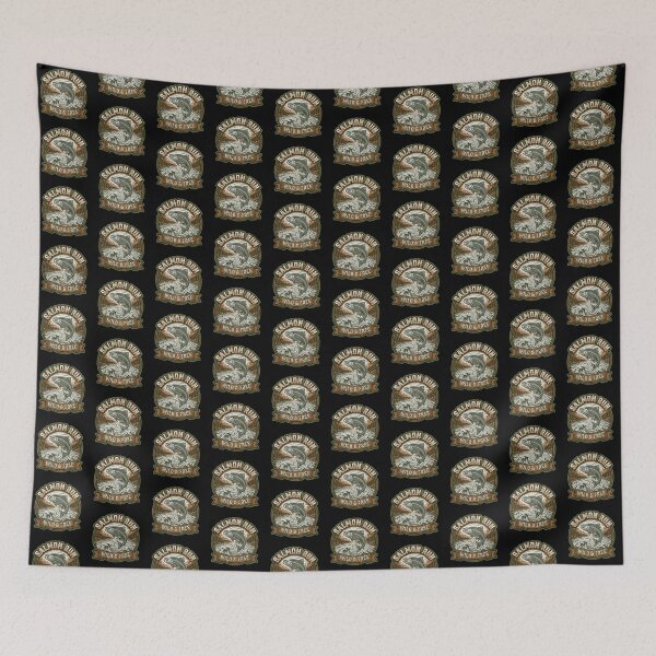 Item preview, Vintage PNW Fishing Club Skeleton Salmon Run designed and sold by DuckOddity.