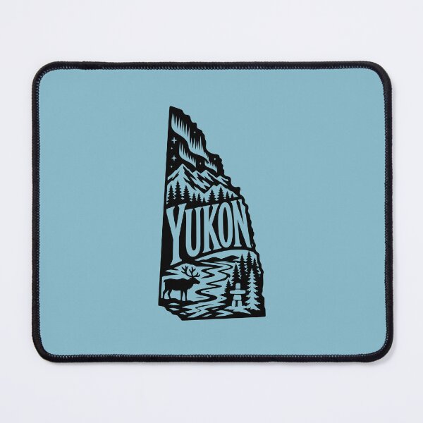 Item preview, Yukon Canada Northern Lights Canadian Wilderness Silhouette designed and sold by meganohm.