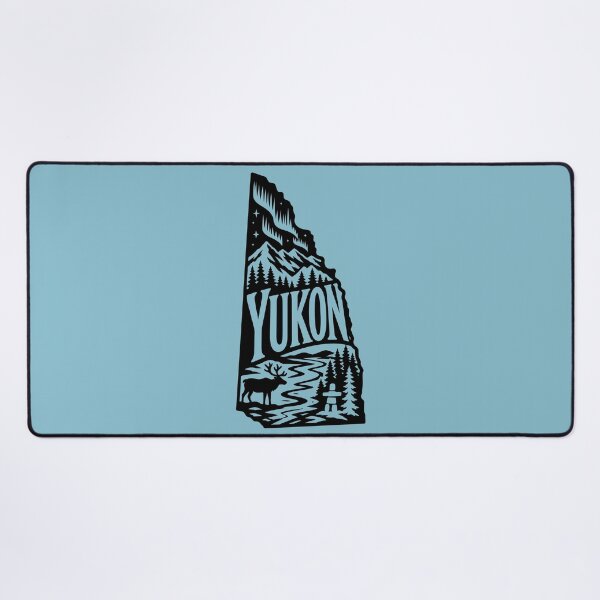 Item preview, Yukon Canada Northern Lights Canadian Wilderness Silhouette designed and sold by meganohm.