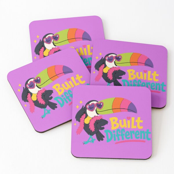 Item preview, Built Different Funny Sassy Toucan T-Shirt designed and sold by PlushFutura.