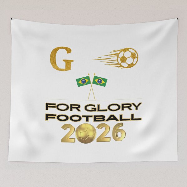 Item preview, Brazil Football 2026 For Glory | Brazilian Soccer Fan Gift | Football Supporter Pride | Gold Sports Design designed and sold by Art IN Pack.