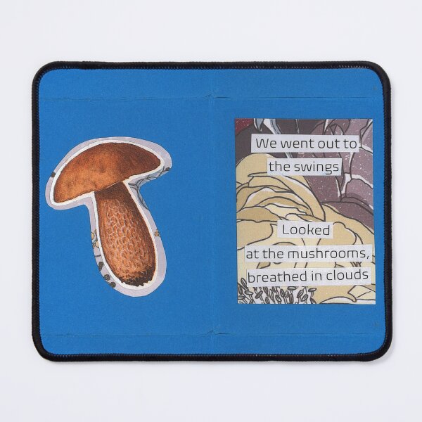 Item preview, Looked At Mushrooms, Breathed In Clouds - Bears in Trees zine page designed and sold by zinesbyscout.