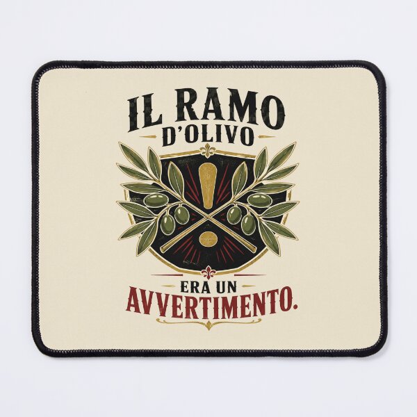 Item preview, Sarcastic Italian Olive Branch Warning Heritage designed and sold by POD DYNASTY.