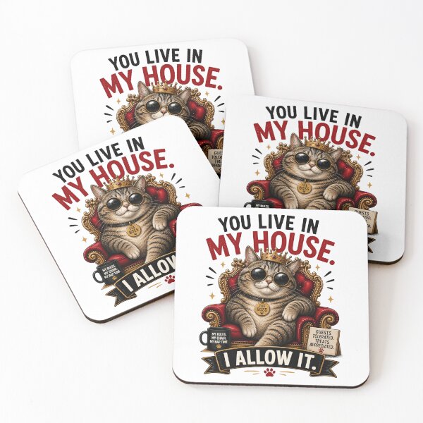 Item preview, Boss Cat Rules the House designed and sold by yasmh.