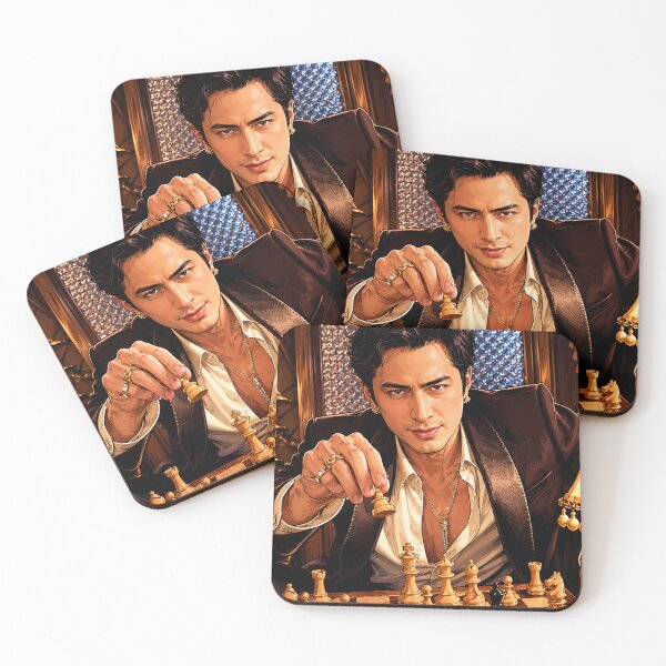 Item preview, Hudson Williams of Heated Rivalry playing chess (fan art) designed and sold by PopCultureAndStuff.