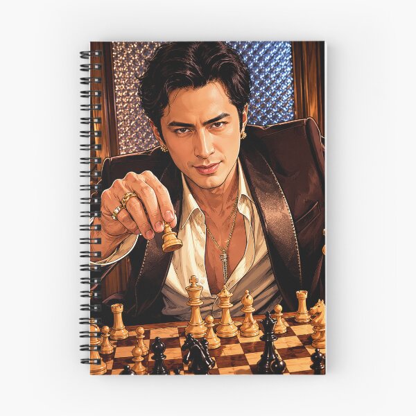 Item preview, Hudson Williams of Heated Rivalry playing chess (fan art) designed and sold by PopCultureAndStuff.