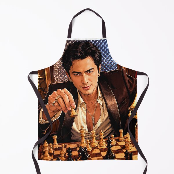 Item preview, Hudson Williams of Heated Rivalry playing chess (fan art) designed and sold by PopCultureAndStuff.
