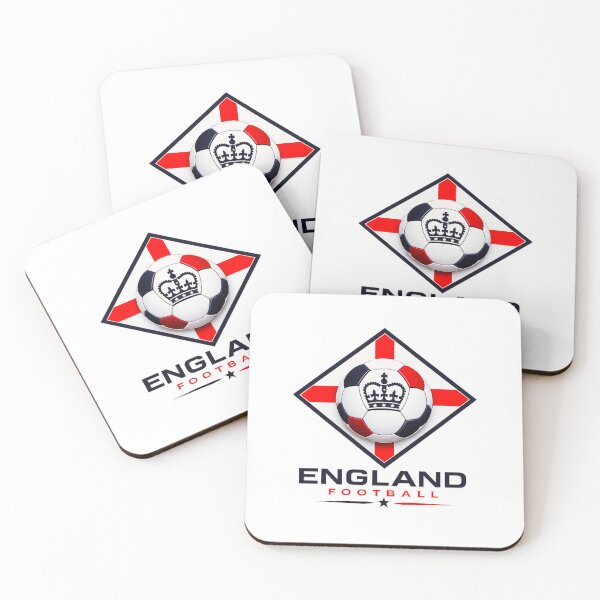Item preview, England Football Ultra Modern Minimal Color Blast Soccer Design designed and sold by TKOprintdesigns.