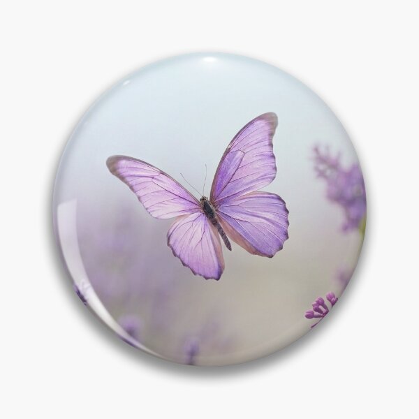 Item preview, Violet butterfly on lavender flowers designed and sold by Silviacarillo3.