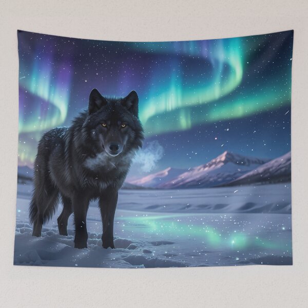 Item preview, Aurora Wolf Spirit designed and sold by RkskArt.