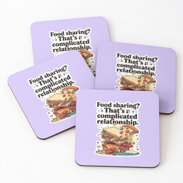 Item preview, Copy of Food sharing is a complicated relationship often seen in friendships and gatherings in different locations and cultures designed and sold by SpaceartLilu.