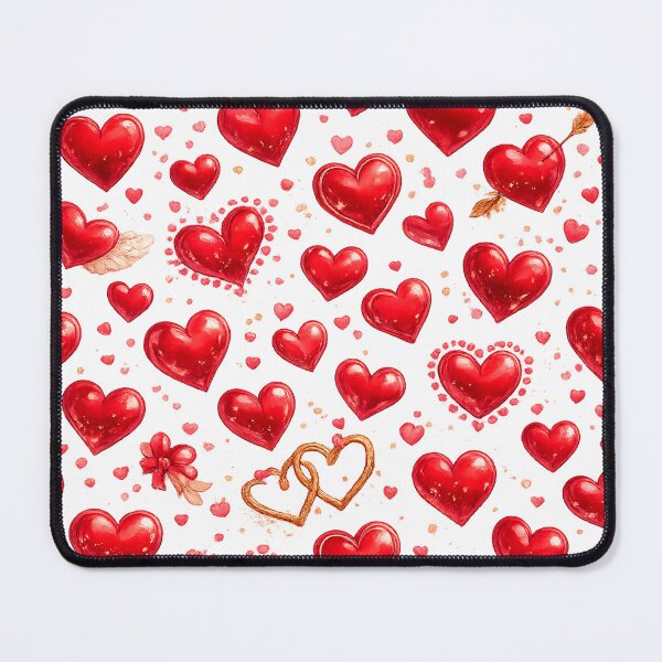 Item preview, Love Hearts Pattern – Romantic Valentine Aesthetic designed and sold by Seculinator.
