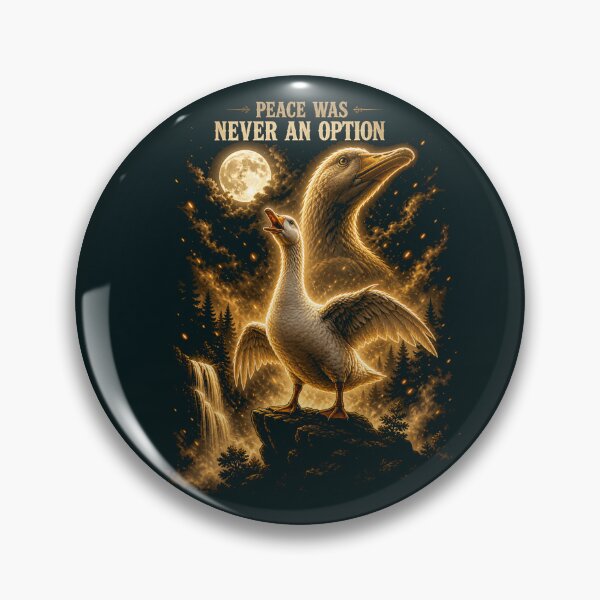 Item preview, Peace Was Never An Option | Dramatic Goose Art designed and sold by Syrupulse.