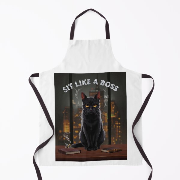 Item preview, Sit Like a Boss Funny Cat Meme T-Shirt designed and sold by rafmv.
