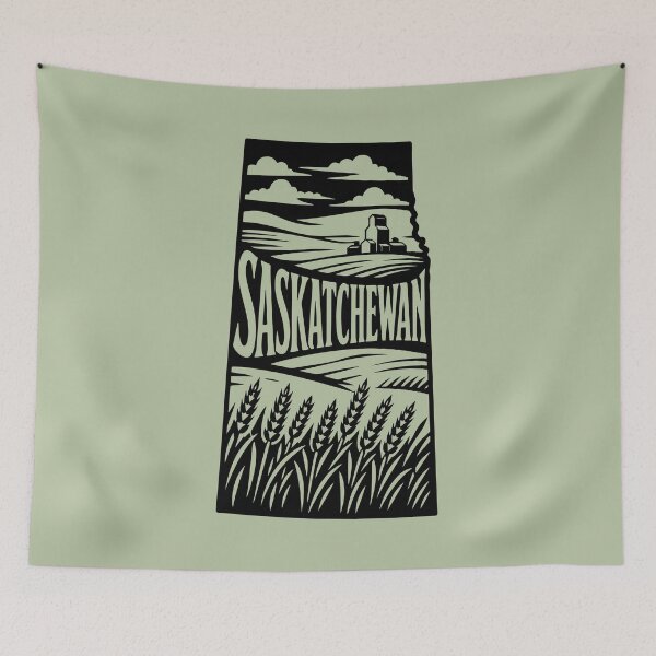 Item preview, Saskatchewan Canada Prairie Fields and Open Canadian Skies designed and sold by meganohm.
