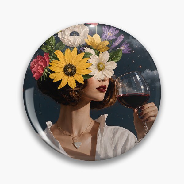 Item preview, Lose Your Mind Find Your Soul Surreal Floral Woman designed and sold by Latoya  Scott.