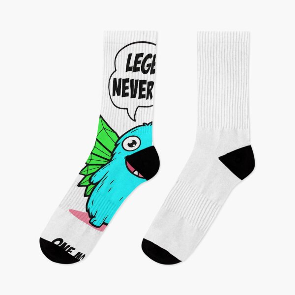 Item preview, Legends Never Quit – Cute Soccer Monster Motivation Design designed and sold by M.Store.