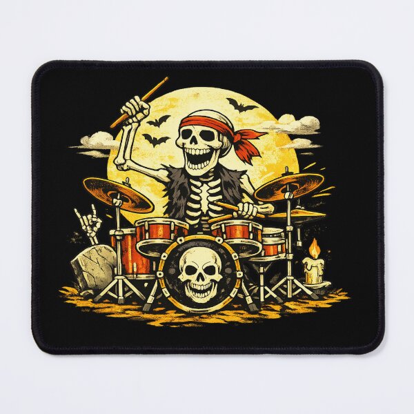 Item preview, I WILL PLAY THE DRUMS UNTIL I DIE designed and sold by ROCK_WELL.