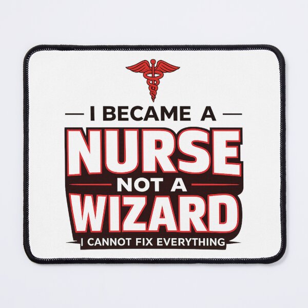 Item preview, Nurse T-Shirt I Became A Nurse Not A Wizard Funny RN Gift Nursing Tee designed and sold by piketo.