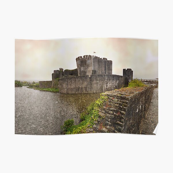 Caerphilly Castle Poster