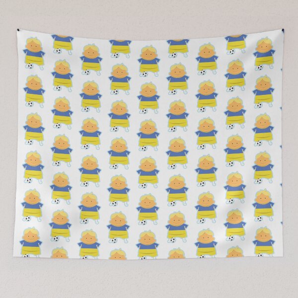 Item preview, Ukranian Soccer Player designed and sold by the-craft-shop.