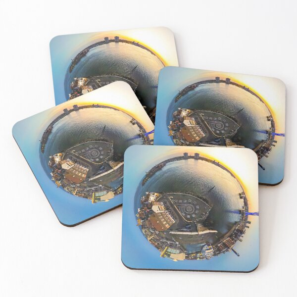 Item preview, Portsmouth Sunset Little Planet Globe Photography designed and sold by AndrewPHayward.