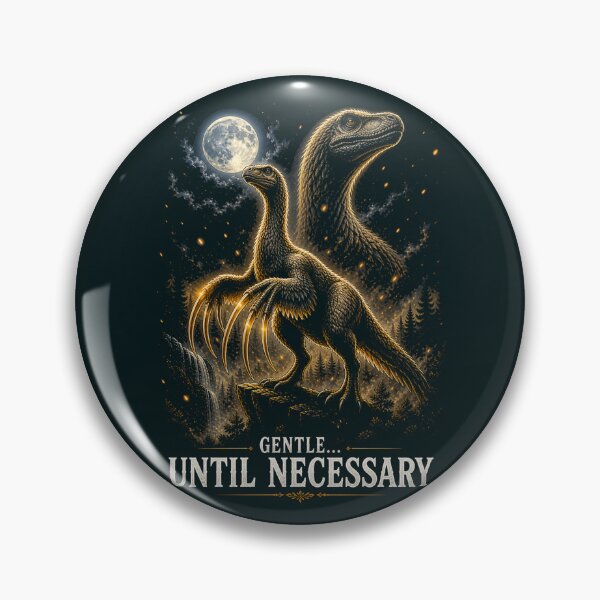 Item preview, Gentle Until Necessary | Therizinosaurus Dinosaur Art designed and sold by Syrupulse.