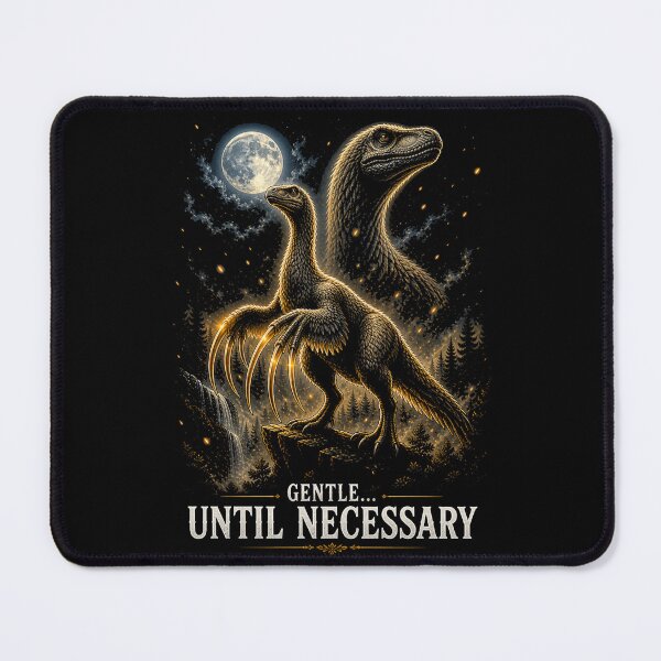Item preview, Gentle Until Necessary | Therizinosaurus Dinosaur Art designed and sold by Syrupulse.