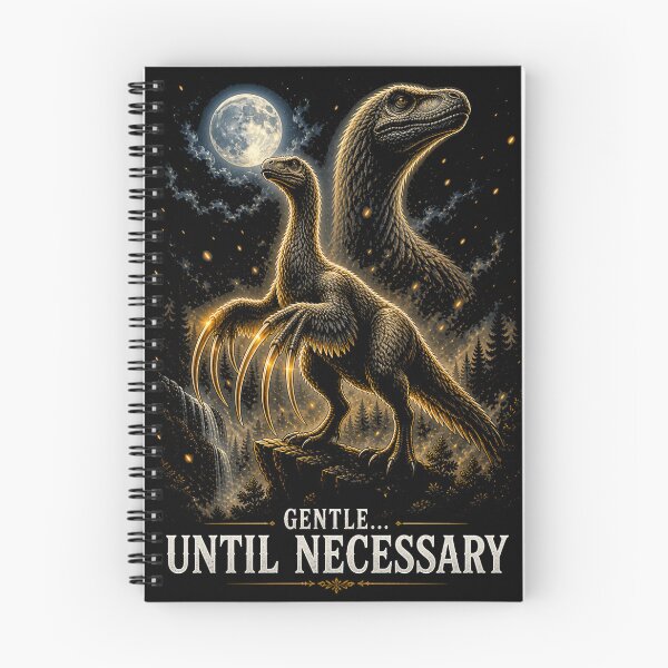 Item preview, Gentle Until Necessary | Therizinosaurus Dinosaur Art designed and sold by Syrupulse.