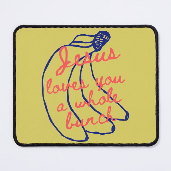 Item preview, Vintage Jesus Loves You a Whole Bunch, Bananas About You, Gods Love, Child of God, Christian Faith designed and sold by Forevermore.