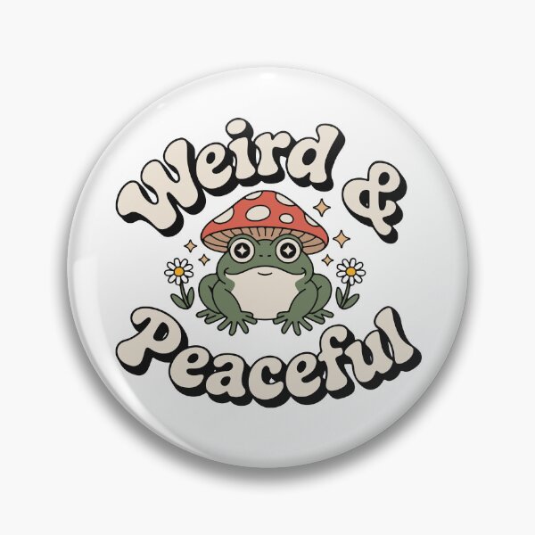 Item preview, Weird And Peaceful Frog Mushroom designed and sold by DamenGphix.