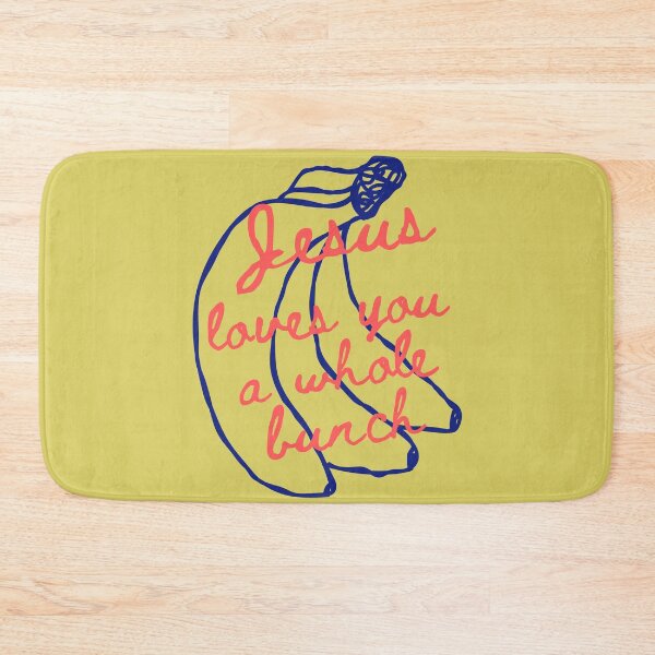 Item preview, Vintage Jesus  Loves You a Whole Bunch, Bananas About You, Gods Love, Child of God, Christian Faith designed and sold by Forevermore.