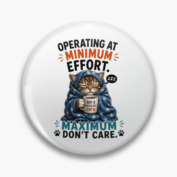 Item preview, Not a Morning Cat Mood designed and sold by yasmh.