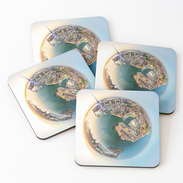 Item preview, Portsmouth Harbor Tiny Planet Drone Art designed and sold by AndrewPHayward.
