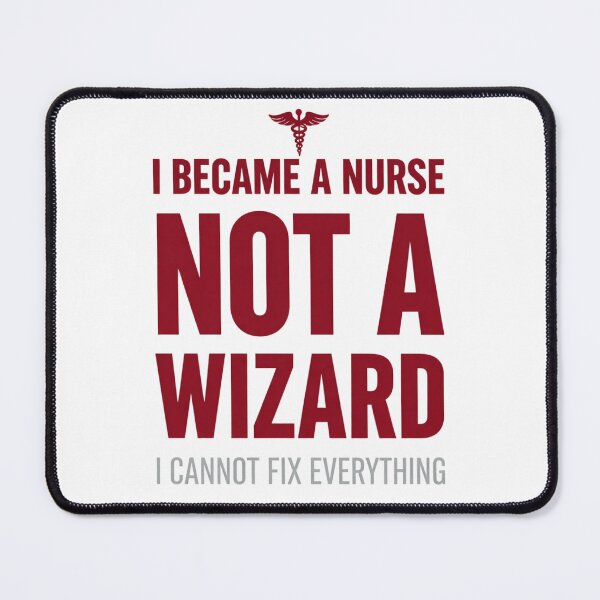 Item preview, I Became A Nurse Not A Wizard Funny RN Gift Nursing Tee Nurse T-Shirt  designed and sold by piketo.