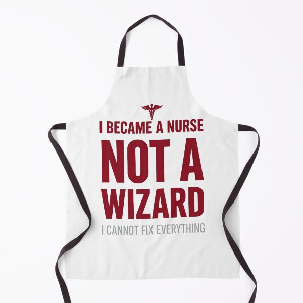 Item preview, I Became A Nurse Not A Wizard Funny RN Gift Nursing Tee Nurse T-Shirt designed and sold by piketo.