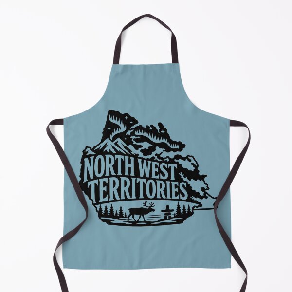 Item preview, Northwest Territories Canada Aurora and Canadian Caribou Silhouette designed and sold by meganohm.
