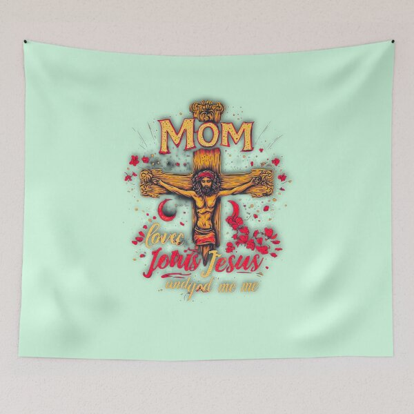 Item preview, Mom loves Jesus designed and sold by Jsw-speedartja.
