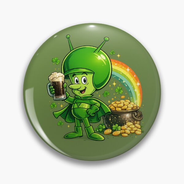 Item preview, Patrick’s Day Alien Celebration – Funny Irish UFO Party Design designed and sold by BB Design Garage.