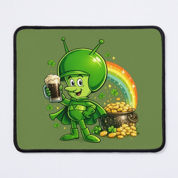Item preview, Patrick’s Day Alien Celebration – Funny Irish UFO Party Design designed and sold by BB Design Garage.