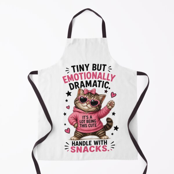 Item preview, Tiny but Emotionally Dramatic Snack Cat designed and sold by yasmh.