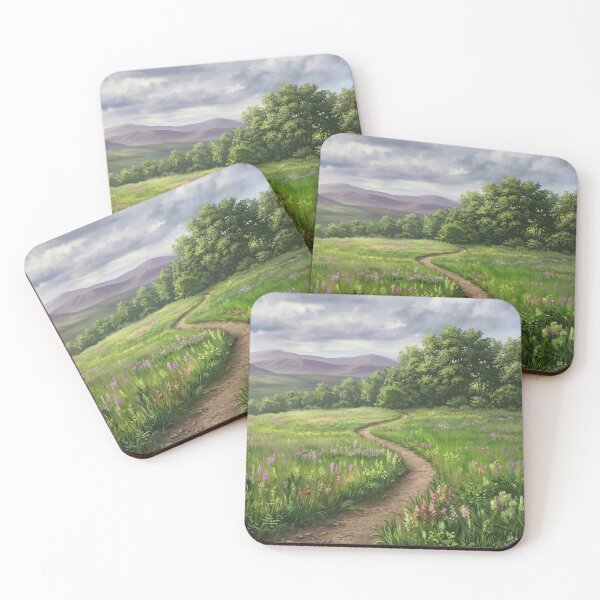Item preview, Iceland landscape painting designed and sold by Cozy Beam Studio.