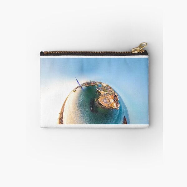 Item preview, Abstract Portsmouth Little Planet Sunset Over Water designed and sold by AndrewPHayward.