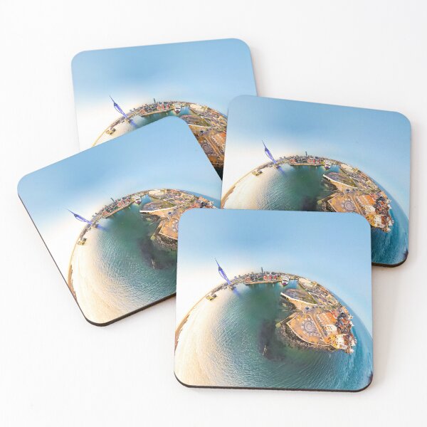 Item preview, Abstract Portsmouth Little Planet Sunset Over Water designed and sold by AndrewPHayward.